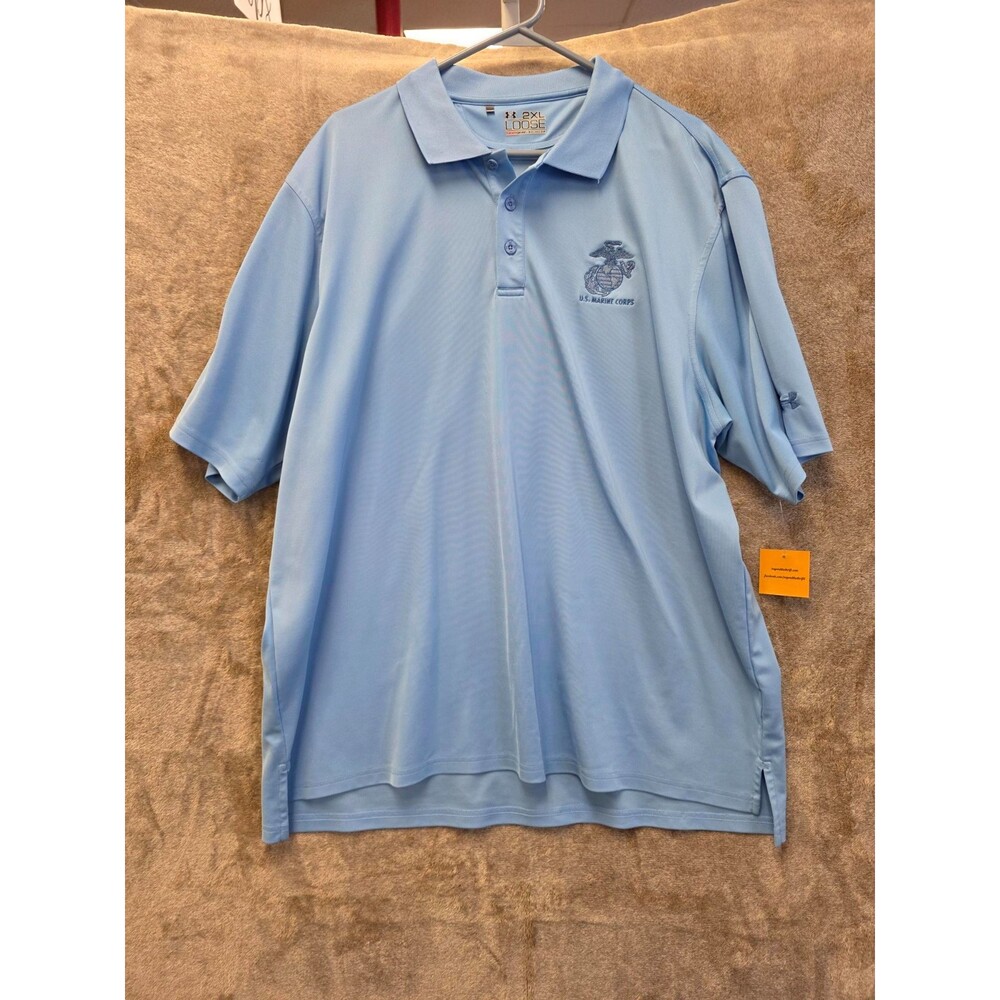 Baby Blue Marine Corp polo